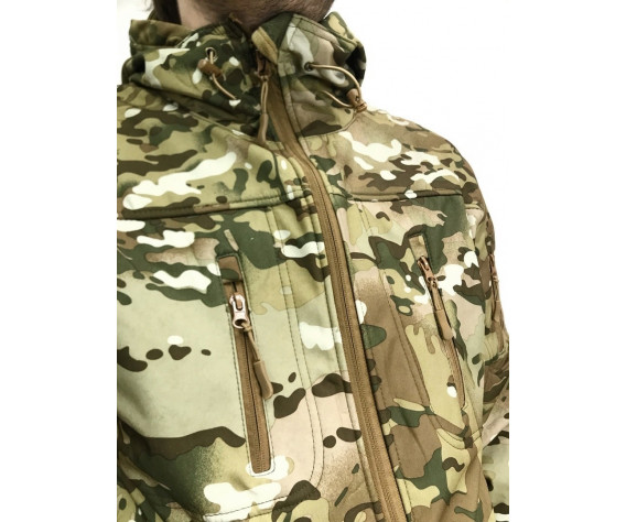 Фото: “Куртка Soft Shell с флисом ESDY мультикам 4 кармана”, купить в интернет магазине
