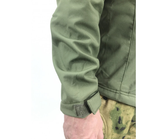 Фото: “Куртка ESDY Soft Shell с флисом 4 кармана, олива”, купить в интернет магазине