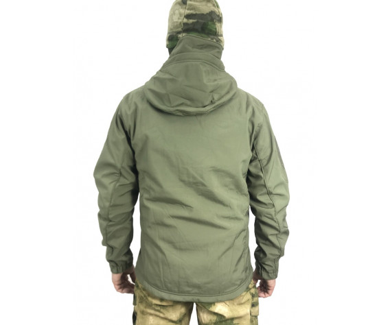 Фото: “Куртка ESDY Soft Shell с флисом 4 кармана, олива”, купить в интернет магазине