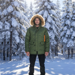 Фото: “Куртка HUSKY DENALI D.GREEN/D.GREEN Classic”, купить в интернет магазине