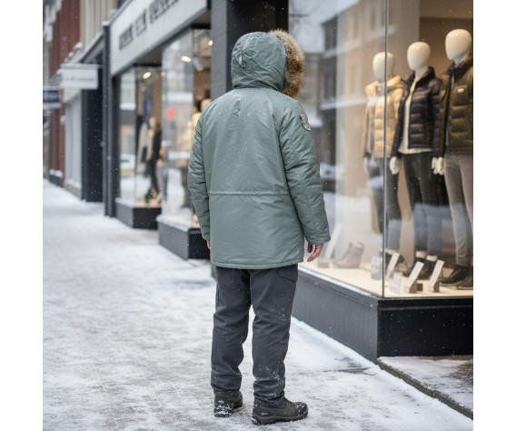 Фото: “Куртка HUSKY MILITARY OLIVE/OLIVE”, купить в интернет магазине