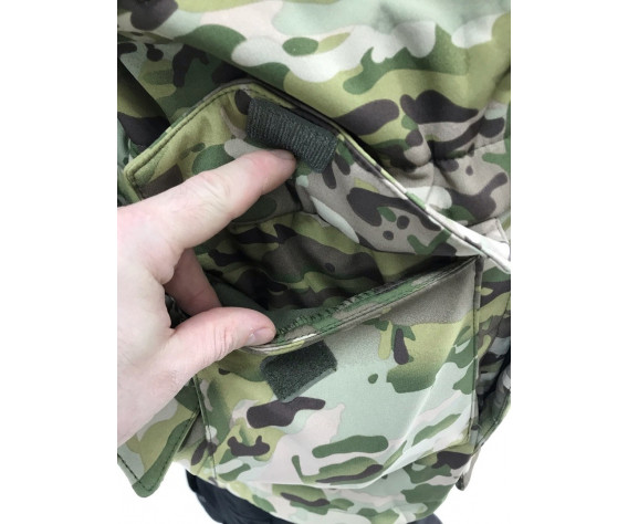 Фото: “Куртка Soft Shell с флисом ESDY Мультикам зима  M65”, купить в интернет магазине