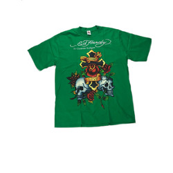 Фото: “Футболка Ed-Hardy зеленая с принтом”, купить в интернет магазине