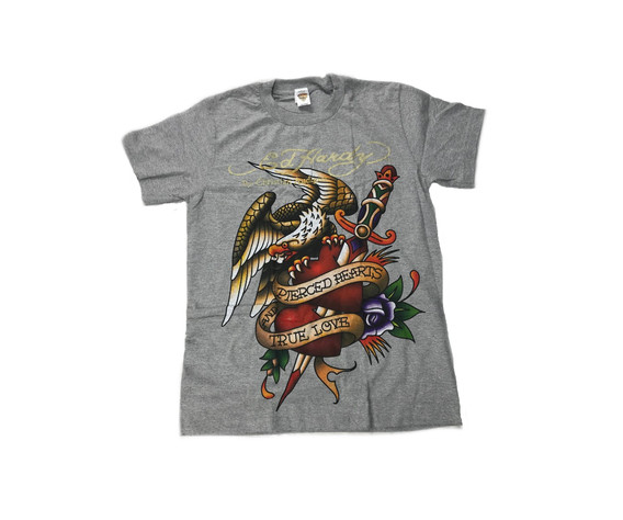 Фото: “Футболка Ed-Hardy серая с принтом”, купить в интернет магазине