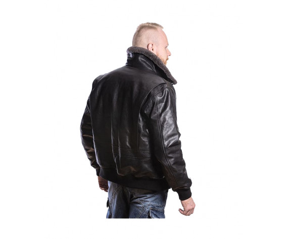 Фото: “Мужская кожаная куртка пилот AVIATOR FS-AVIA-BL, овчина”, купить в интернет магазине