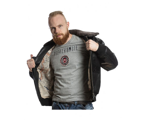 Фото: “Мужская кожаная куртка пилот AVIATOR FS-AVIA-BL, овчина”, купить в интернет магазине