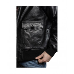 Фото: “Мужская кожаная куртка пилот AVIATOR FS-AVIA-BL, овчина”