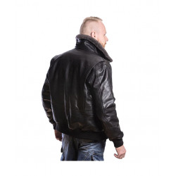 Фото: “Мужская кожаная куртка пилот AVIATOR FS-AVIA-BL, овчина”