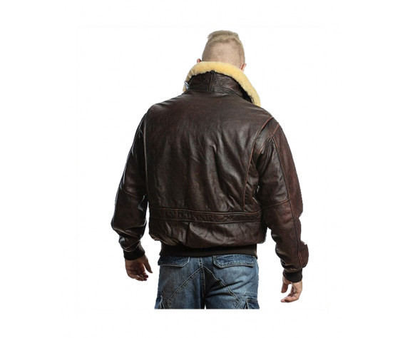 Фото: “Мужская кожаная куртка пилот RED TORNADO FS-PILOT-RED”, купить в интернет магазине