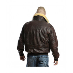 Фото: “Мужская кожаная куртка пилот RED TORNADO FS-PILOT-RED”