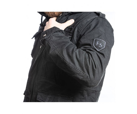 Фото: “Мужская хлопковая куртка Foersverd Prussia FS-M65H-BL, черный”, купить в интернет магазине