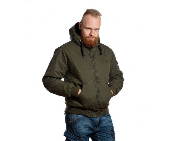 Фото: “Мужская хлопковая куртка с капюшоном Foersverd Adler FS-BJ-01-О, оливковая”, купить в интернет магазине