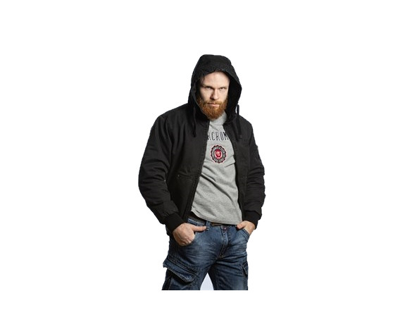 Фото: “Мужская хлопковая куртка с капюшоном Foersverd Adler FS-BJ-01-BL, черный”, купить в интернет магазине