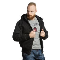 Фото: “Мужская хлопковая куртка с капюшоном Foersverd Adler FS-BJ-01-BL, черный”, купить в интернет магазине