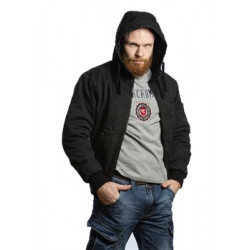 Фото: “Мужская хлопковая куртка с капюшоном Foersverd Adler FS-BJ-01-BL, черный”