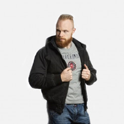 Фото: “Мужская хлопковая куртка с капюшоном Foersverd Adler FS-BJ-01-BL, черный”, купить в интернет магазине