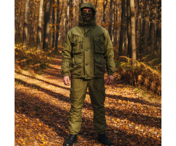 Фото: “Костюм Горка 8 на флисе, демисезон, ткань Канада олива светлая”, купить в интернет магазине