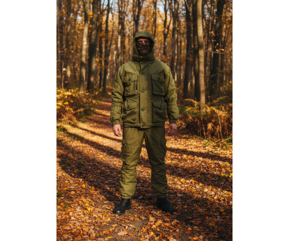 Фото: “Костюм Горка 8 на флисе, демисезон, ткань Канада олива светлая”, купить в интернет магазине
