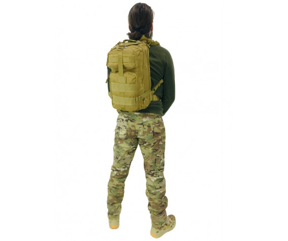 Фото: “Рюкзак 15 литров сьемные лямки, molle БЕЖЕВЫЙ”, купить в интернет магазине