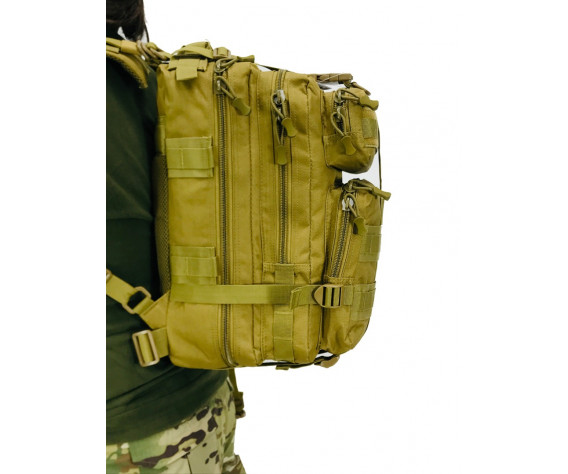 Фото: “Рюкзак 15 литров сьемные лямки, molle БЕЖЕВЫЙ”, купить в интернет магазине