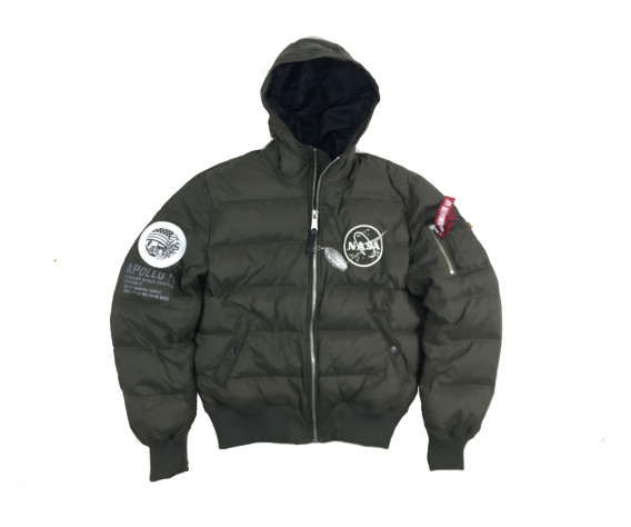 Фото: “Бомбер ALPHA APOLLO11 industries NASA ОЛИВА”, купить в интернет магазине