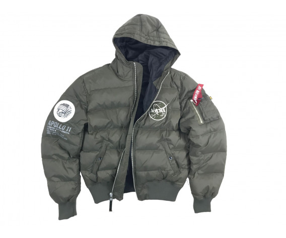 Фото: “Бомбер ALPHA APOLLO11 industries NASA ОЛИВА”, купить в интернет магазине