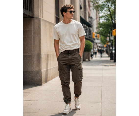 Фото: “Брюки IN-YESIR хлопок 100% КОРИЧНЕВЫЕ”, купить в интернет магазине