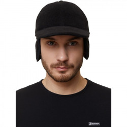 Фото: “Кепка ЗИМА утепленная ЧЕРНАЯ”