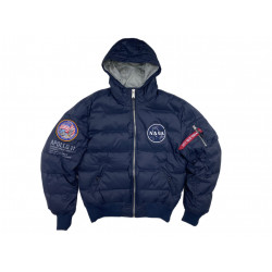 Фото: “Бомбер ALPHA APOLLO11 industries NASA СИНИЙ”, купить в интернет магазине