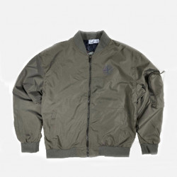 Фото: “Куртка бомбер STONE ISLAND легкая серый”