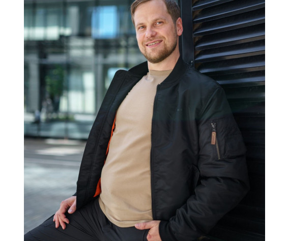 Фото: “Куртка BOMBER Jacket 763, WerWOLF• 001-Black”, купить в интернет магазине