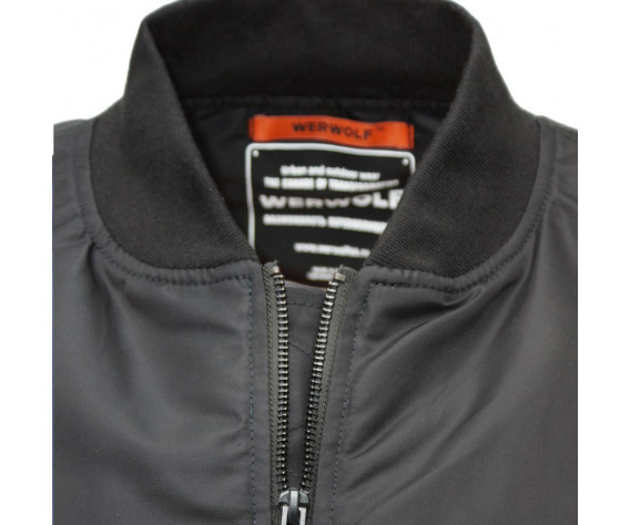 Фото: “Куртка BOMBER Jacket 763, WerWOLF• 001-Black”, купить в интернет магазине