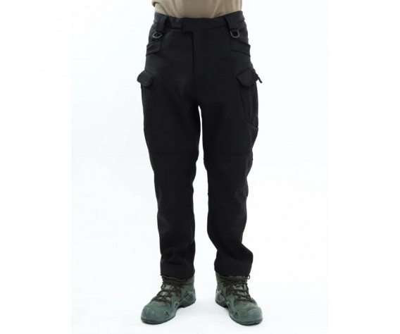 Фото: “Костюм Soft Shell ESDY на флисе, черный (4 кармана)”, купить в интернет магазине