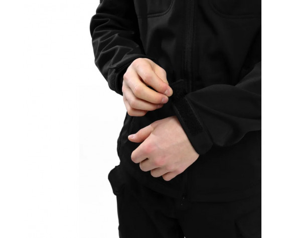 Фото: “Костюм Soft Shell ESDY на флисе, черный (4 кармана)”, купить в интернет магазине