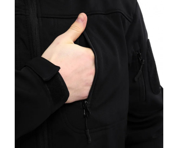 Фото: “Костюм Soft Shell ESDY на флисе, черный (4 кармана)”, купить в интернет магазине