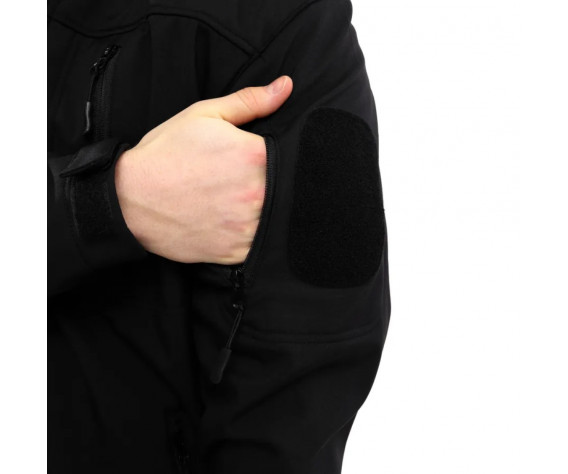 Фото: “Костюм Soft Shell ESDY на флисе, черный (4 кармана)”, купить в интернет магазине