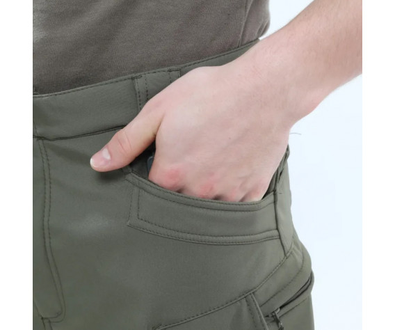 Фото: “Костюм Soft Shell ESDY на флисе, олива (4 кармана)”, купить в интернет магазине