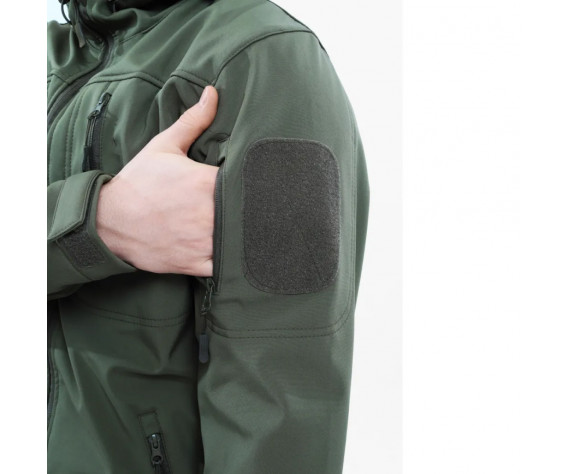 Фото: “Костюм Soft Shell ESDY на флисе, олива (4 кармана)”, купить в интернет магазине