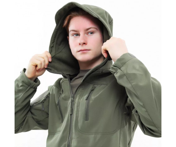 Фото: “Костюм Soft Shell ESDY на флисе, олива (4 кармана)”, купить в интернет магазине