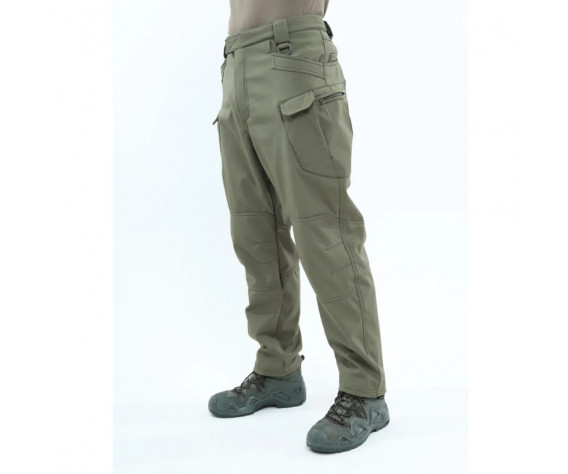 Фото: “Костюм Soft Shell ESDY на флисе, олива (4 кармана)”, купить в интернет магазине