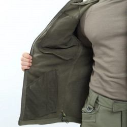 Фото: “Костюм Soft Shell ESDY на флисе, олива (4 кармана)”