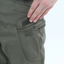 Фото: “Костюм Soft Shell ESDY на флисе, олива (4 кармана)”