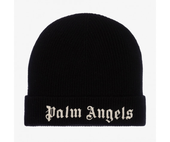 Фото: “Шапка вязанная Palm Angels черный”, купить в интернет магазине
