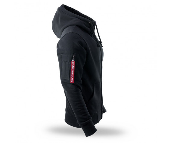 Фото: “Толстовка Dobermans classic c замком BCZ260_black”, купить в интернет магазине