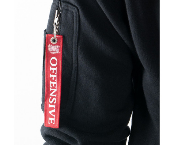 Фото: “Толстовка Dobermans classic c замком BCZ260_black”, купить в интернет магазине