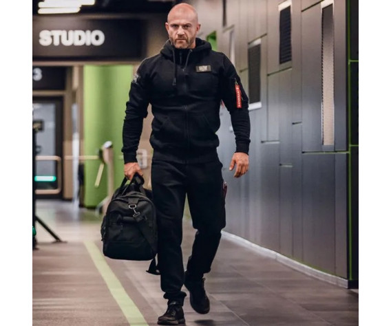 Фото: “Толстовка Dobermans classic c замком BCZ260_black”, купить в интернет магазине