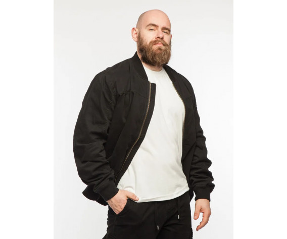 Фото: “Куртка Бомбер Armed Forces ЧЕРНЫЙ”, купить в интернет магазине