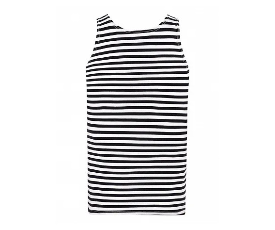 Фото: “Майка тельняшка черная УЮТ”, купить в интернет магазине