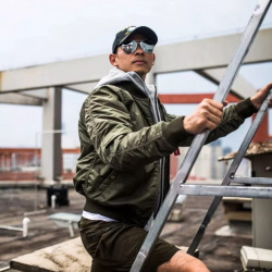 Фото: “Бомбер AIR FORCE 726 OLIVA капюшон демисезон”, купить в интернет магазине