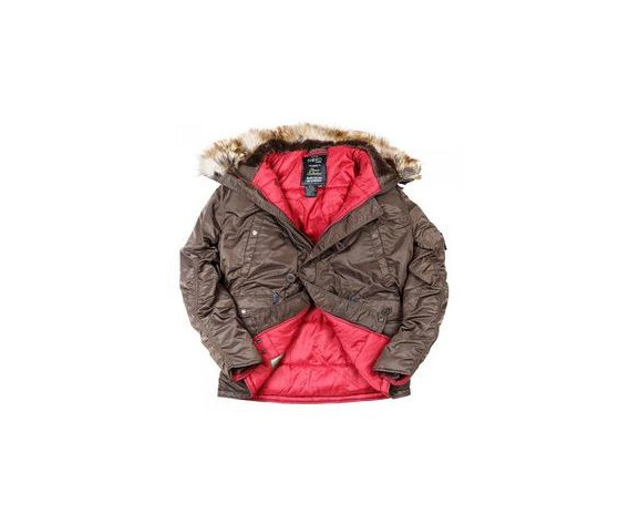 Фото: “Куртка Аляска N3B (TIGHT HUSKY II) Broun/red”, купить в интернет магазине